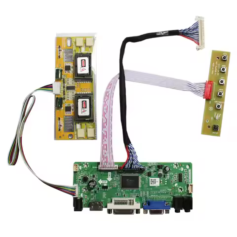 VSDISPLAY HD DVI VGA Audio LCD Controller Board Work for 17" 19" 1280x1024 LCD Fit to Arcade1Up Mach