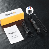 Wurkkos -TLF ใหม่ไฟฉาย18650สีทอง WK03 5000K 1200lm USB C สามารถชาร์จใหม่ข้อเสนอจำนวนจำกัด MT Cap