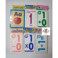 FLASH CARDS (alphabet, numbers, math symbols)