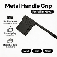 Metal Thumb Grip Hot Shoe Mount Ergonomic Extended Rest for Fujifilm X100VI X100V Camera Accessories