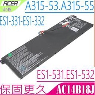 ACER AC14B13J,AC14B18J 電池(保固更長)-宏碁 A315-53G,A315-55G,A715-73G,A717-71G,A717-72G, ES1-132,ES1-433,SP113-31,SP513-51,C910