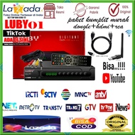 HARGA PROMO Set Topbox Tv Digital Luby 01 DVB T2  UNTUK LUBY/ STB LUBY  set box tv digital antena tv