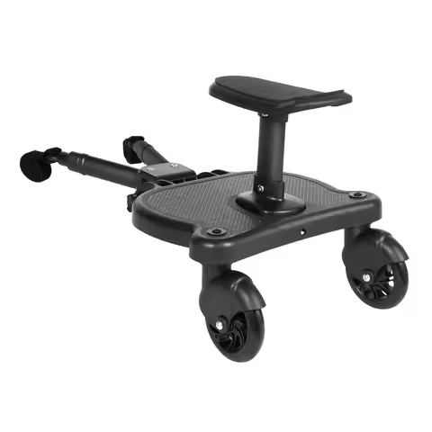 25kg Load Stroller Standing Board, Adjustable Length Pram Kid Step Seat, Anti Slip Universal Buggy A