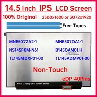 14.5" LCD Screen B145QAN01.H MNE507DA1-1 NS145F8M-N61 MNE507ZA2-1 For Lenovo ThinkBook 14 G6+ IMH Ty