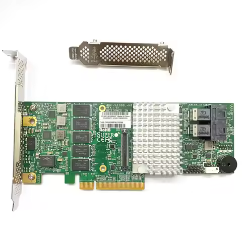 Supermicro 9361-8i 2GB Cache RAID Controller Card AOC S3108L H8iR 12Gb/s