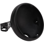 KIMISS Front Light Bracket Cover, 7in Motorcycle Headlight Housing Universal Bucket Mount for LED He