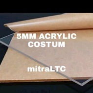 Acrylic Lembaran 5mm Rp 48 per cm Akrilik potongan costum