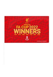 LIVERPOOL FOOTBALL CLUB FA Cup 22 Winners ธงโบก