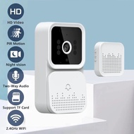 Smart Video Doorbell Wireless WiFi Doorbell Infrared Night Vision Two-way Audio Remote Control Home Intercom
