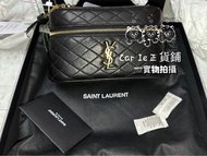 ysl  Saint Laurent Gaby mini皮革化妝包盒仔袋 手袋