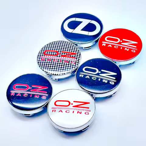 4PCS/lot 58MM OZ Racing O.Z Car Wheel Center Hub Caps Car Emblem Badge Logo Wheel Center Cap label c