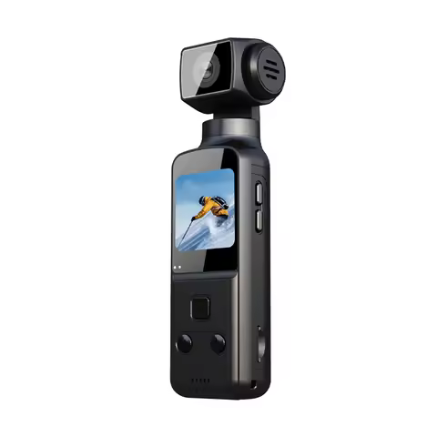 4K Action Digital Camera 1.33 "Screen 270 Degree Rotation Wifi Transfer Recording Lightweight Portab