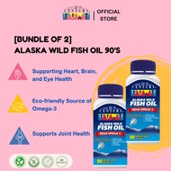 [Bundle of 2] 21st Century Alaska Wild Fish Oil - Omega 3 Enteric Coated, Odourless, 90 Softgels