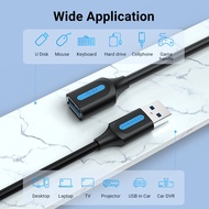Vention USB Extension Cable USB 3.0 2.0 for PC Laptop Smart-TV PS4 Xbox SSD Male to Female Cord Data