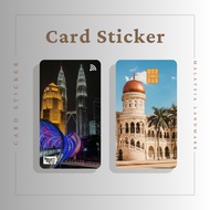 MALAYSIA LANDAMARK CARD STICKER  - TNG CARD / NFC CARD / ATM CARD / ACCESS CARD / TOUCH N GO CARD / 