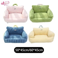[Abbraccia] Padded Pet Sofa Bed Comfortable Washable Pet Bed Pet Sofa Nest Puppy Blue S