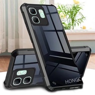 Infinix Smart 9/Infinix HOT 50iตรงรุ่น(พร้อมส่งในไทย)เคสกันกระแทกขอบสีหลังใสinfinix Smart 9/infinix 