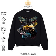 Broken Bee Sweater – Exclusive 3D Design, Unique Unisex Loose Form