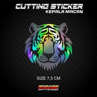 Tiger Head Sticker Tiger Cutting Sticker