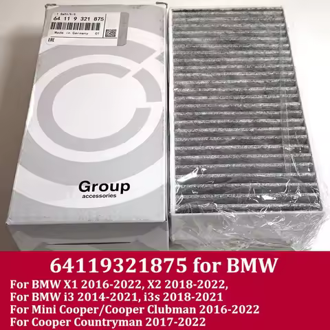 2pcs For BMW I3 2 F45/F46 220i/225i/218i JCW F54/F55/F56 for Mini Cooper 2014 2015 64319321875 Air C