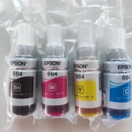 🔥Ready Stock🔥Original EPSON T664 664 【BK C M Y】 Validity period 2027 L350 L110 L355 L365 L120 L385 L