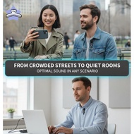 [estereryfor] Wireless Lapel Microphone Rechargeable Portable Mini Mic for Blogger Interview  Live V