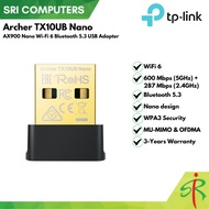 TP-LINK Archer TX10UB Nano AX900 Nano Wi-Fi 6 Bluetooth 5.3 USB Adapter [3-YEARS WARRANTY]