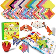 308 Sheets Origami Paper Kit 5.5inch Craft Origami Set for Kids Ages 5-12 with 54 Patterns & Guiding
