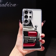 Sport Car 08 Transparent Acrylic Case For Samsung Galaxy S26 S25 Ultra S24 FE S23 Plus A06 A07 A26 A