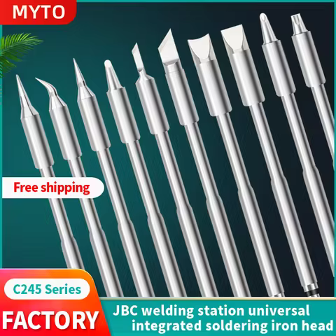 MYTO 1/3/5 PCS C245 Series Soldering Iron Tip Manufacturer Compatible with JBC T245 Soldering Statio