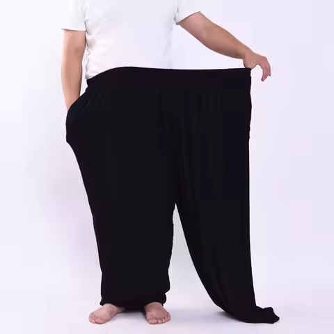 260KG Summer Large Size Pants Waist 200cm 9XL 10XL Loose Elastic Home Pants