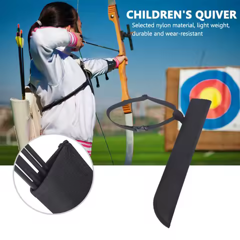 Arrow Quiver for Kids Adjustable Waist Hanged Quiver Archery Arrow Quiver Holder for Bow Hunting and