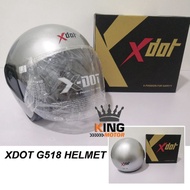 XDOT G518 HELMET (SILVER)