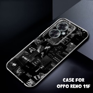 Case OPPO RENO 11F 5G - Casing OPPO RENO 11F 5G Motif (AESTHETIC) - Softcase Premium Fourside - Bening Transparent - Silicone HP OPPO RENO11 F - Kesing - Cassing - Latest Case 2024