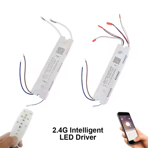 AC220V 2.4G Intelligent LED Driver RF Remote Control 12-40W 36-50W 40-60W 50-72W X2 X4 X6 X8 240mA D