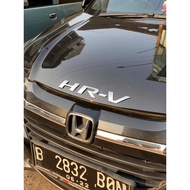 MESIN HRV emblem, engine hood emblem, HRV chrome logo