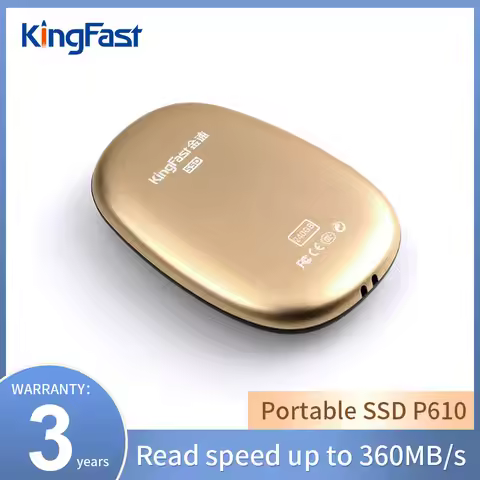 KingFast External Hard Drive Portable SSD 120GB 240GB 480GB External SSD USB 3.0 Type C External Sol