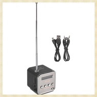 [1fnejakblh.ph] TD-V26 Digital Portable Mini Fm Radio Receiver LED Loudspeaker Wireless Speaker MP3 