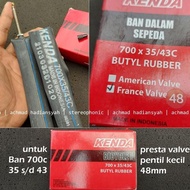 GRAVEL inner tube 700x35-43c Inner tube 700 x 35c Inner tube 700c x 42 43