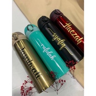 {DM} THERMO FLASK | CUSTOMIZED WITH NAME | BIRTHDAY GIFT | GIFT SET 💛👇🏻