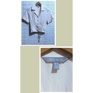 URBAN REVIVO button down short sleeve top preloved L-23