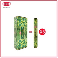HEM - (買1送2) (20支六角柱盒裝)ARRUDA阿魯達味印度進口純天然手工制線香棒 香枝 瑜伽冥想專用香薰 HI-ARRUDA
