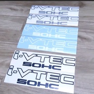 I-vtec sohc Car Body Sticker right left I vtec sohc