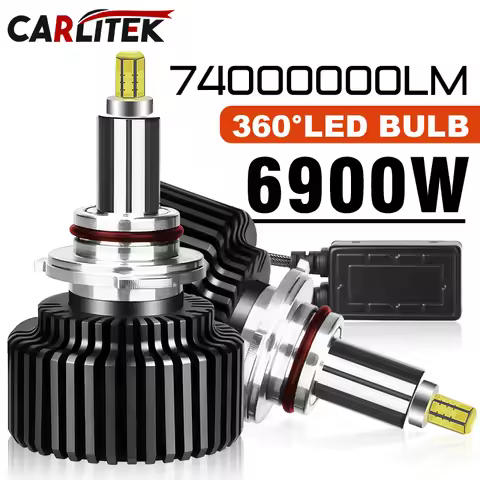 2X H7 Led Headlight Bulbs 360 Mini H1 H8 H11 Fog Light 9012 Hir2 9006 HB4 HB3 9005 Car Lamps Auto Tu