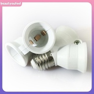 [Beautyoufeel] Screw E27 LED Base Light Lamp Bulb Socket E27 to 2-E27 Splitter Adapter lamp holder E