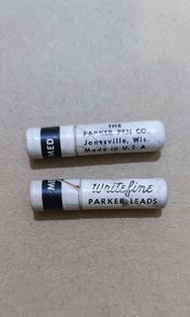文具懷舊：50年代Parker原廠（Writefine)鉛筆芯兩盒