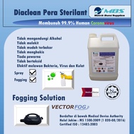 5 Liter Disinfection (Ready Use)  Diaclean Pera Sterilant kills 99.99% Human Coronavirus