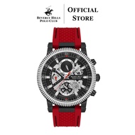 Beverly Hills Polo Club BHPC Mens Rubber Quartz Watch BP3555X