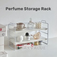 Maxvaluesg® Adjustable Wood Display Desktop Shelf Perfume Storage Rack Cosmetics Storage Satnd