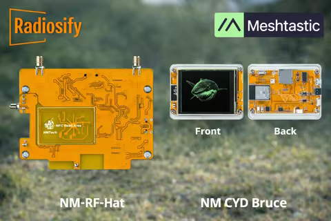 NM-RF-HAT Module & Bruce GPS for ESP32 CYD CC1101 nRF24 PN532 NFC IR Multi-Band RF Expansion Zero-Co